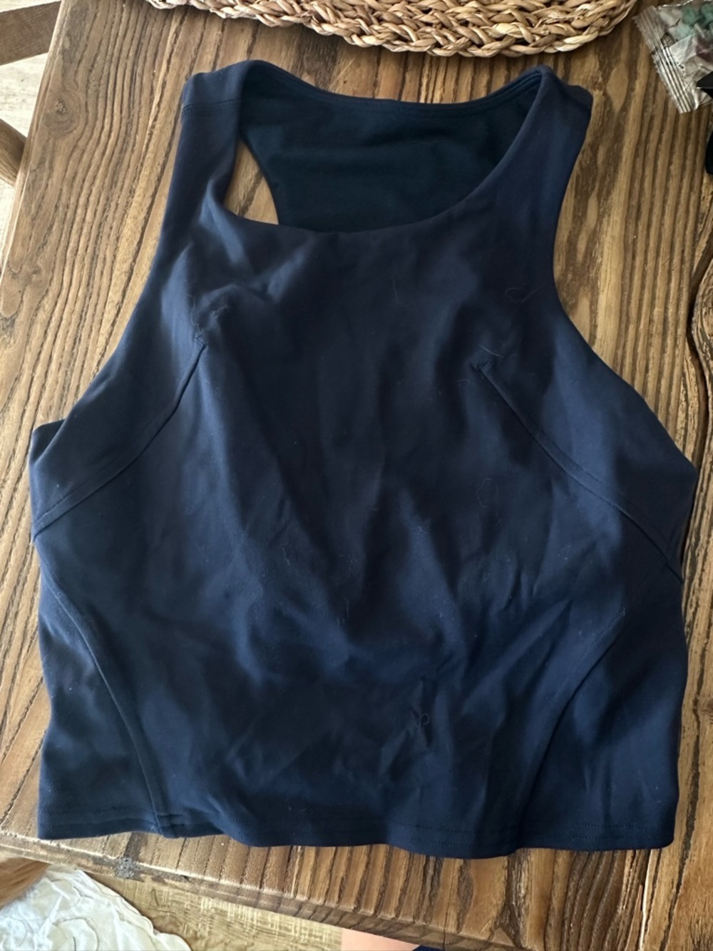 lululemon athletica Navy Blue Racerback Tank Top